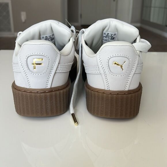 PUMA X FENTY Women’s CREEPER PHATTY SNEAKERS Warm White Puma 8 - Picture 5 of 9